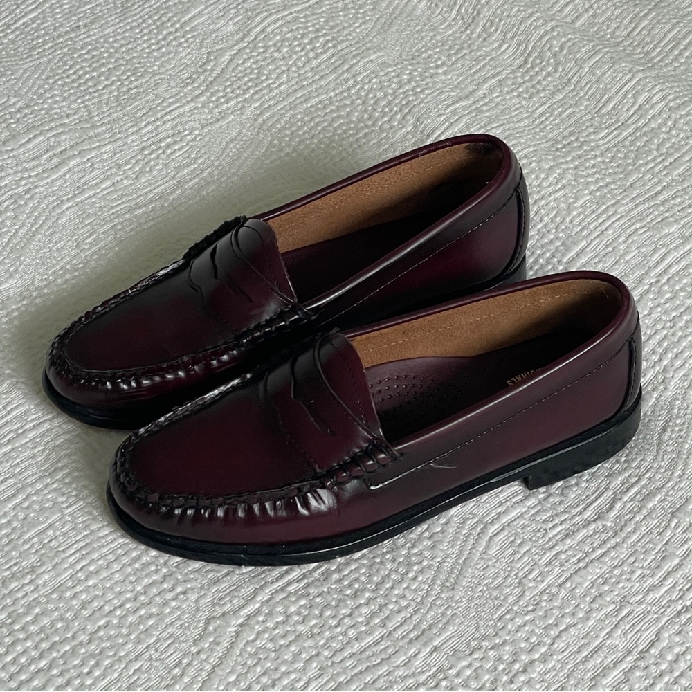 GH Bass Whitney Weejuns Penny Loafers - wine - Picture 10 of 14